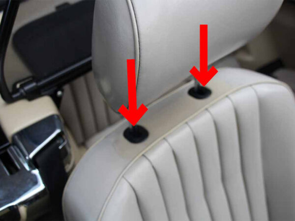 Rosette for Mercedes R107 headrest - Image 3