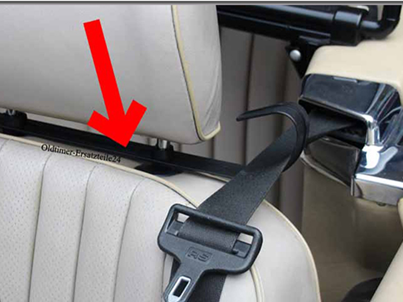Belt guide holder seat belt (original shape) for Mercedes R107 / C107 - Image 2