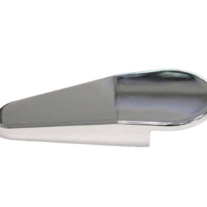 Tuerseitige Chrom Blende ohne Loch fuer Mercedes R107 Fahrersitz / Beifahresitz