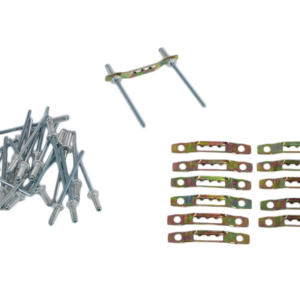 Brackets set for Mercedes W111 Coupe rear window