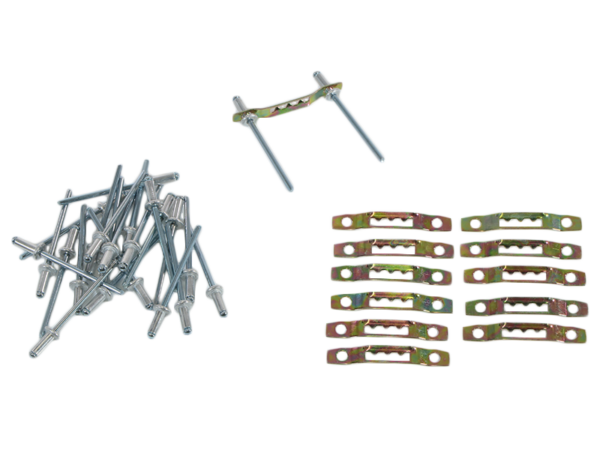 Brackets set for Mercedes W111 Coupe rear window