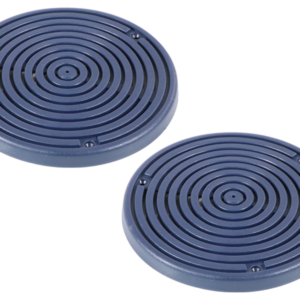 2x speaker grilles for Mercedes Benz parcel shelf | W107 / W123 / W116 / G models blue