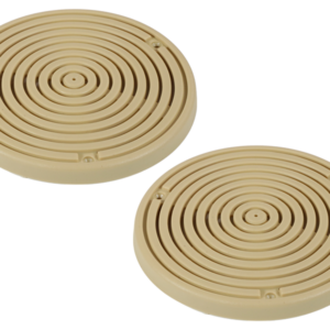 2x speaker grilles for Mercedes Benz parcel shelf | W107 / W123 / W116 / G models cream