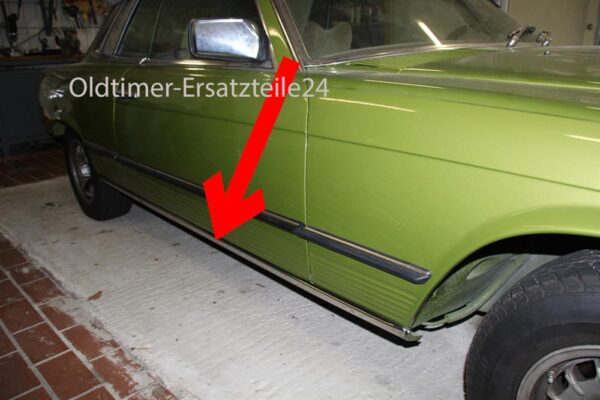 Sill trim set for Mercedes SL/C Coupe C107 - Image 5