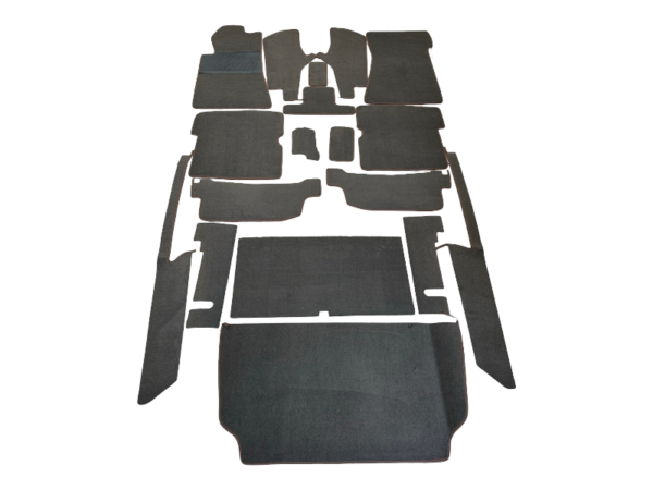 Velor carpet set brown for Mercedes R107 - Image 2