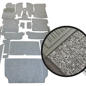 Carpet set loop gray for Mercedes R107