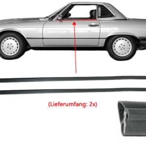 2x wiper profile door window outside for Mercedes R107