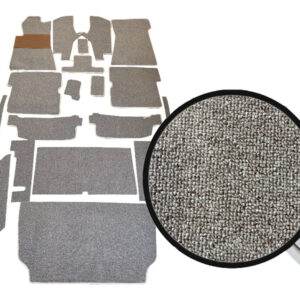 Carpet set loop brown for Mercedes R107