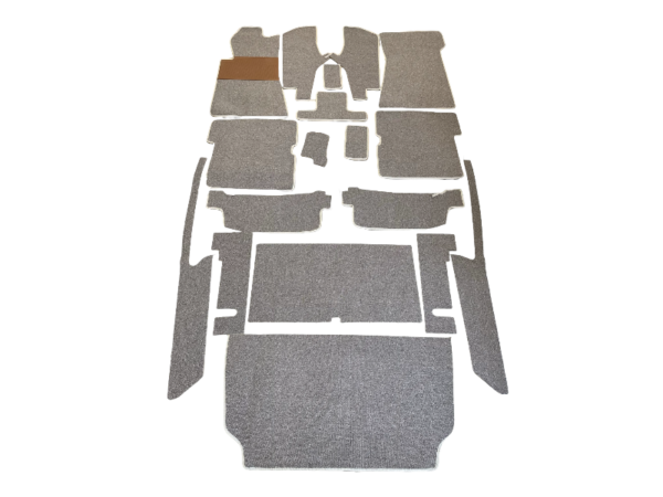 Carpet set loop brown for Mercedes R107 - Image 2
