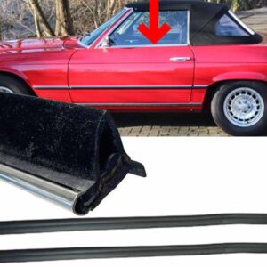 2x window wipers inside for Mercedes R107