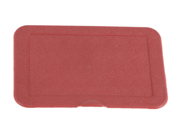 Cover for Mercedes R107 fuse box - dark red