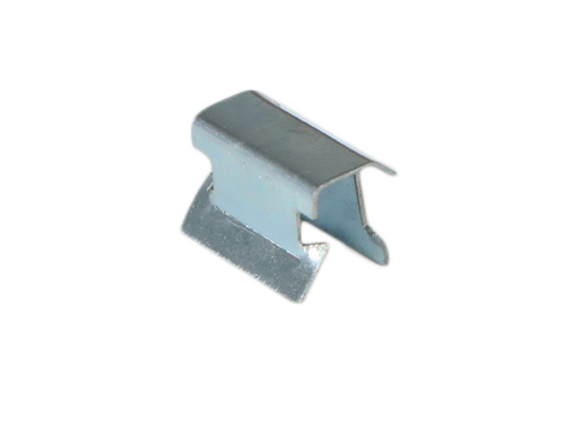 Clip for decorative strip on Mercedes W113 convertible top lid