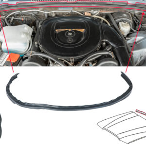 Sealing center piece on the bottom of the windscreen for Mercedes W116