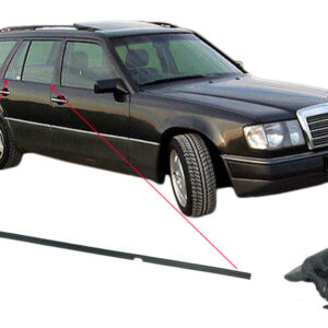 Sealing rail door rear right outside for Mercedes S124