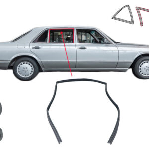 Rear window track for Mercedes W126 SE
