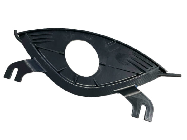 Decorative strip on the left side of the convertible top compartment for Mercedes-Benz R129 - Image 2