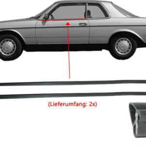 2x window shaft seal for Mercedes W114 W123 W126