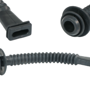 Protective tube for cable on Mercedes A124 license plate light