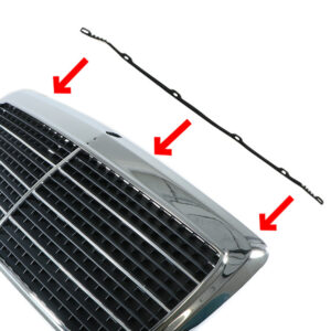 Gasket / sealing pad for Mercedes W124 radiator grille