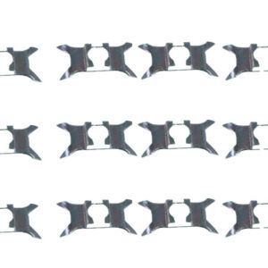 12 x metal clips for Mercedes W113 aluminum trim strips