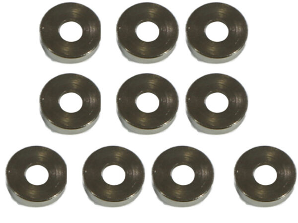 10 x chrome rosette for Mercedes W113 countersunk screw
