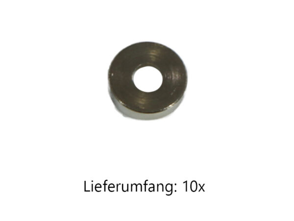 10 x chrome rosette for Mercedes W113 countersunk screw - Image 3