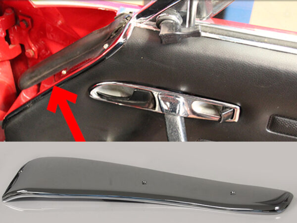 Cover right front window key for Mercedes R107