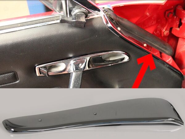 Cover left front window key for Mercedes R107