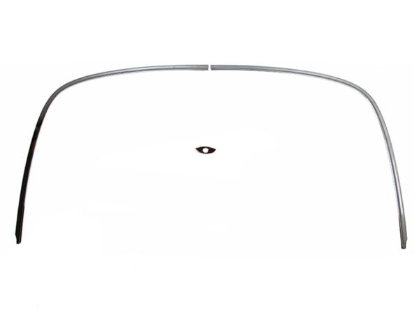 3-piece trim set on Mercedes R107 top lid.