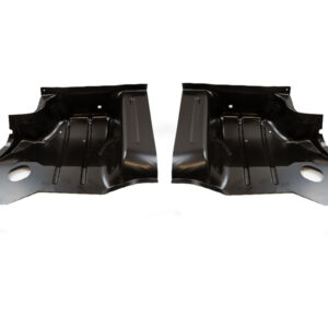 Floor panels set under Mercedes R107 rear seat