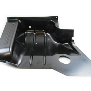 Floor panel on the left under Mercedes R107 rear seat