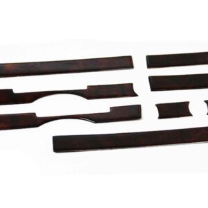 8-piece dashboard burl wood set for Mercedes R107 US model