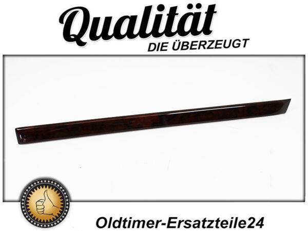 R107 Door trim strip root wood left