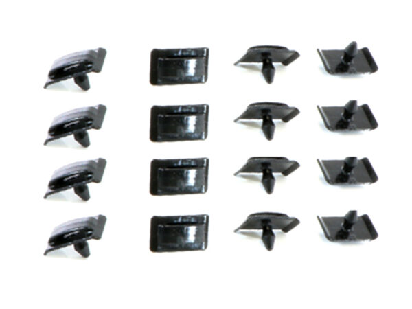 16x push button for Mercedes R107 sill strip