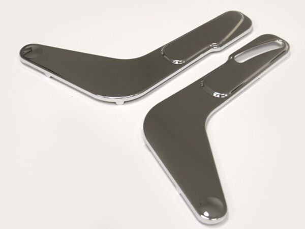1 set of chrome covers for early Mercedes W113 right seat