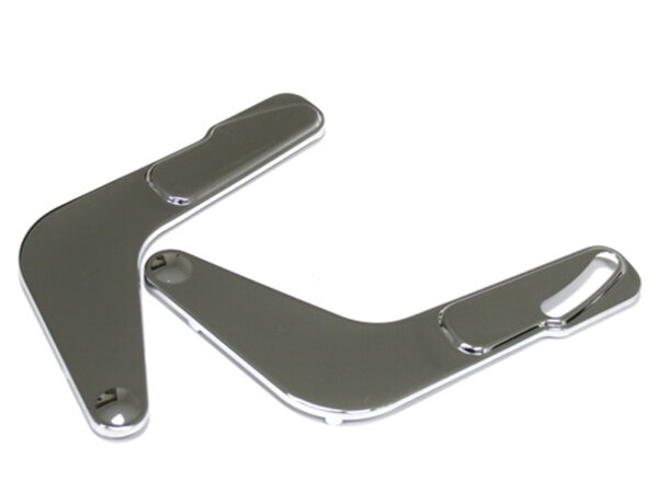 1 set of chrome covers for early Mercedes W113 left seat - Image 2