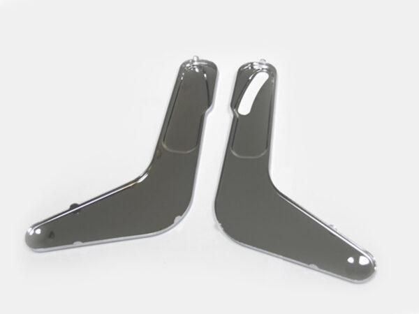 1 set of chrome covers for early Mercedes W113 left seat - Image 3