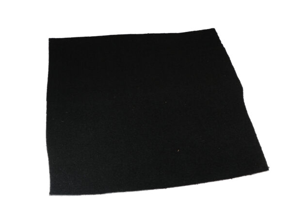 Black carpet set for Mercedes R107 trunk with battery - Image 3