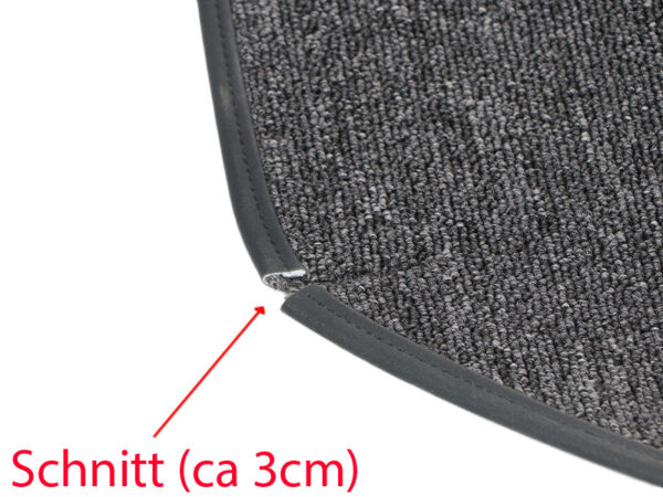 B-stock from center tunnel carpet Pagode W113 automatic gray - Image 6