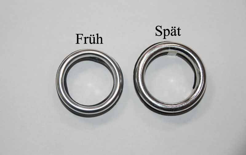 Small aluminum rosette early with seal over Mercedes W113 ignition lock - Image 6