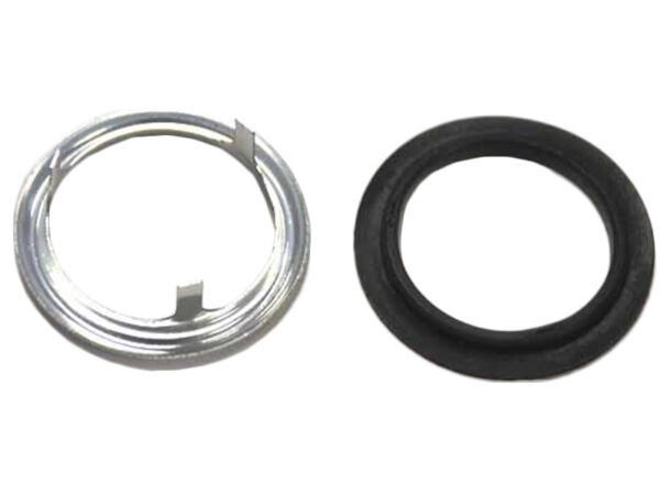 Small aluminum rosette early with seal over Mercedes W111 ignition lock - Image 3