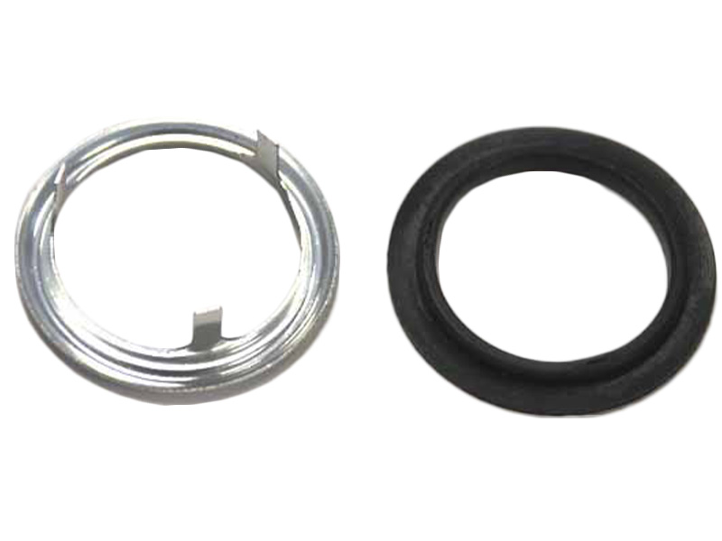 Small aluminum rosette with seal over Mercedes ignition lock - Image 3