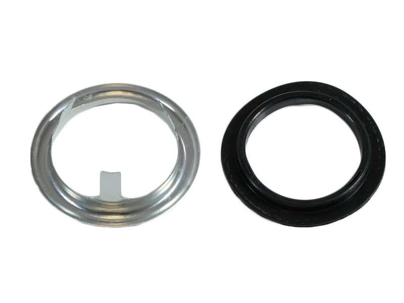 Aluminum rosette with seal for early Mercedes R107 ignition lock - Image 3