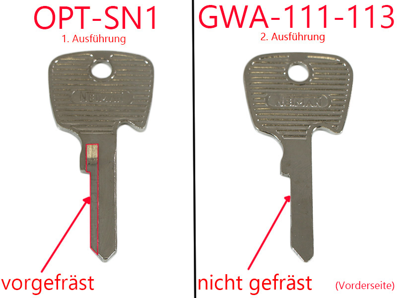 Ignition key blank for Mercedes ignition lock - Image 4