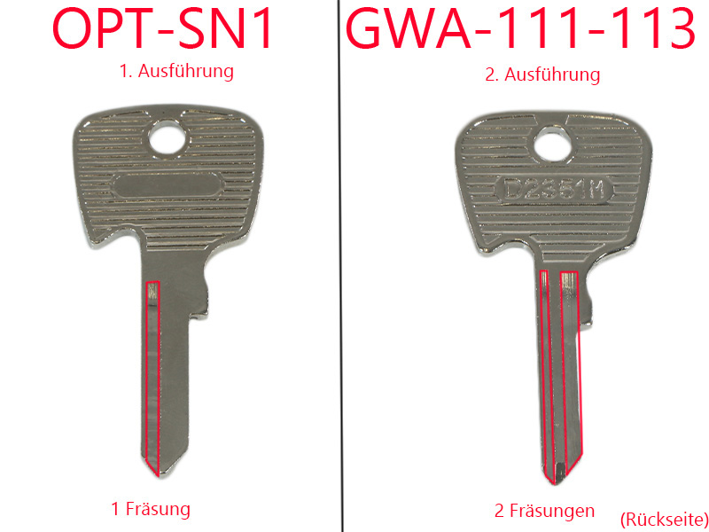 Ignition key blank for Mercedes ignition lock - Image 6
