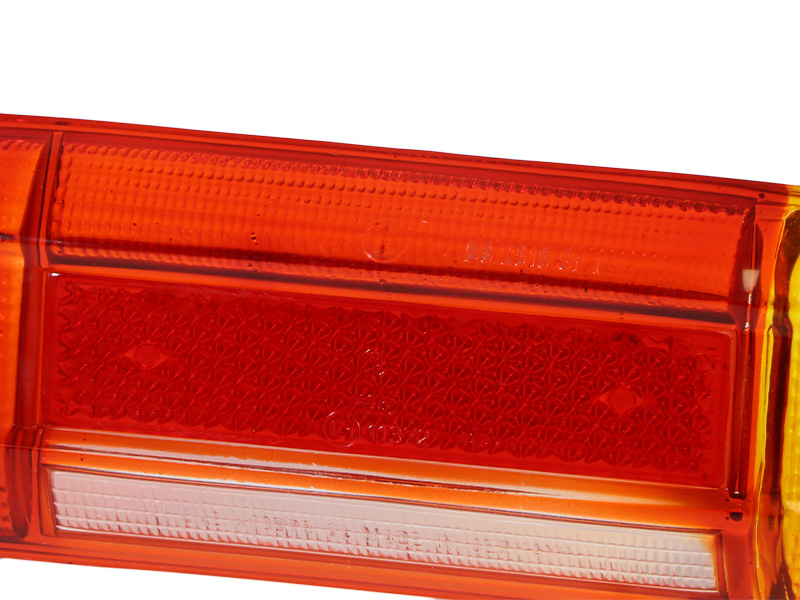 Right lens red-orange for late Mercedes W111 / W113 rear light - Image 4