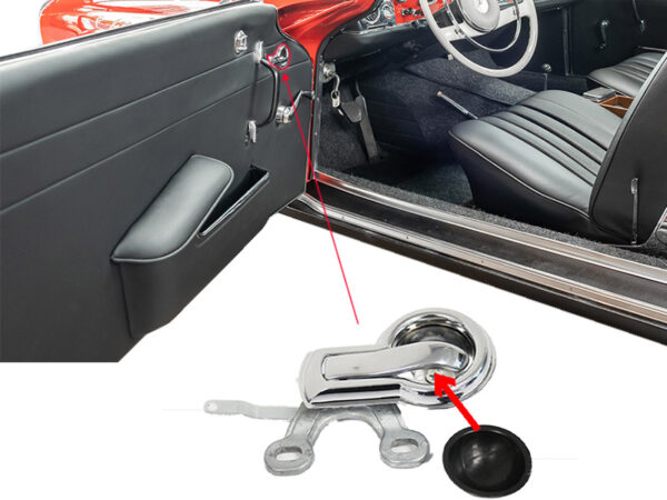 Handle shell for Mercedes W100 110 111 W113 door handle