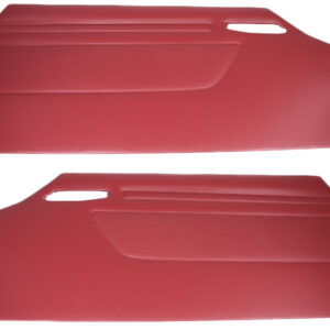 Set of door panels dark red for Mercedes R107 / C107