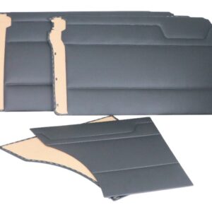 Door panel set black 6 pieces for Mercedes Benz W115 long version