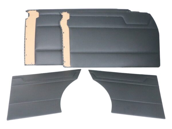 Door panel set black 6 pieces for Mercedes Benz W115 long version - Image 2
